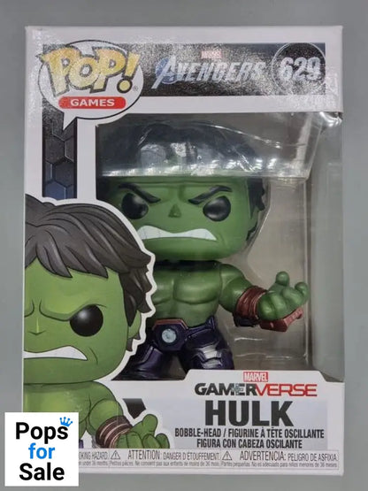 629 Hulk - Marvel Avengers Game - Funko POP - Box Damaged