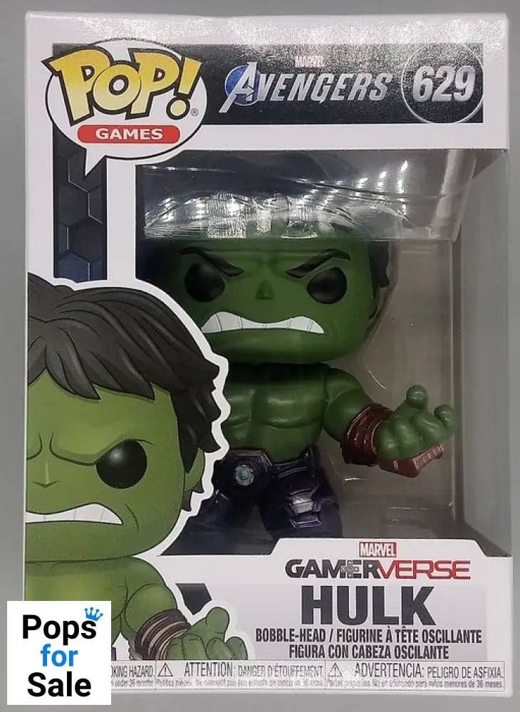 629 Hulk - Marvel Avengers Game - Funko POP - Box Damaged