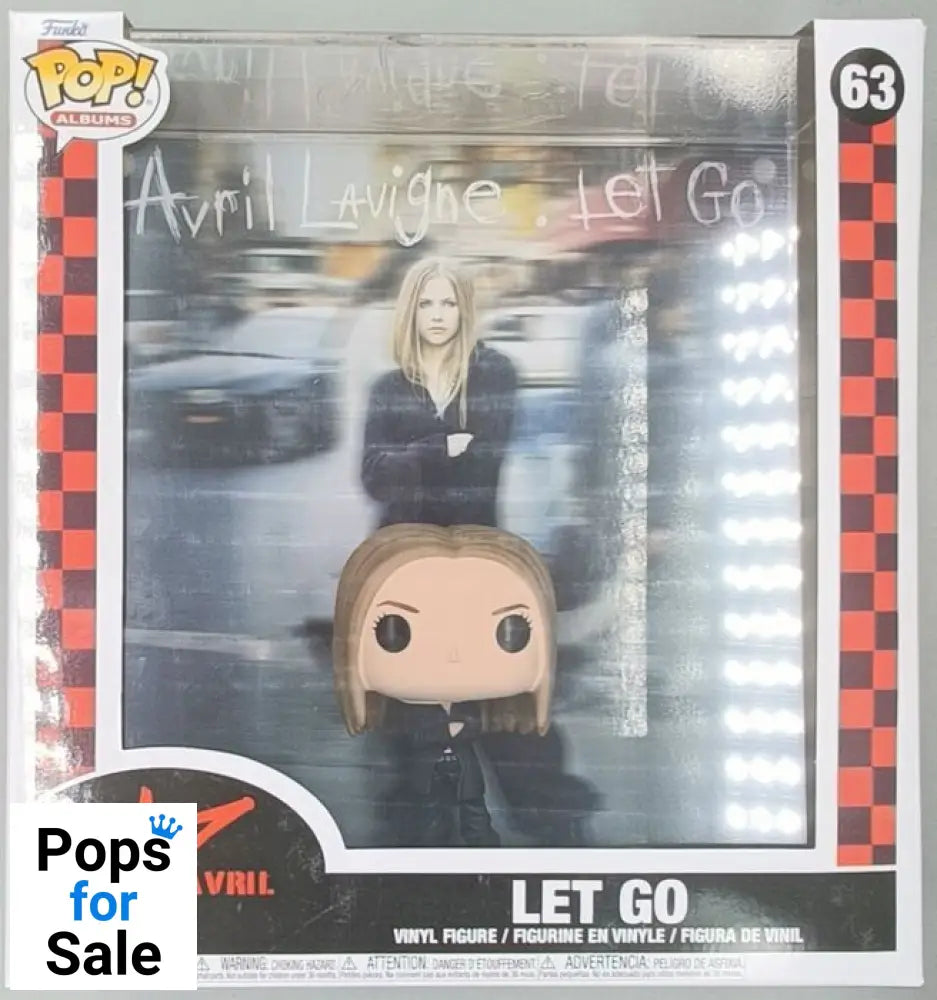 #63 Avril Lavigne - Let Go - Album Cover - Rocks Brand New Funko POP