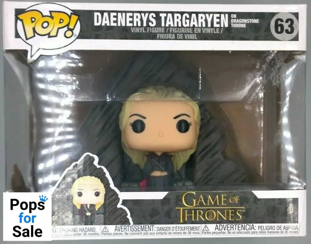 63 Daenerys Targaryen Deluxe Game of Thrones - Funko POP - Box Damaged