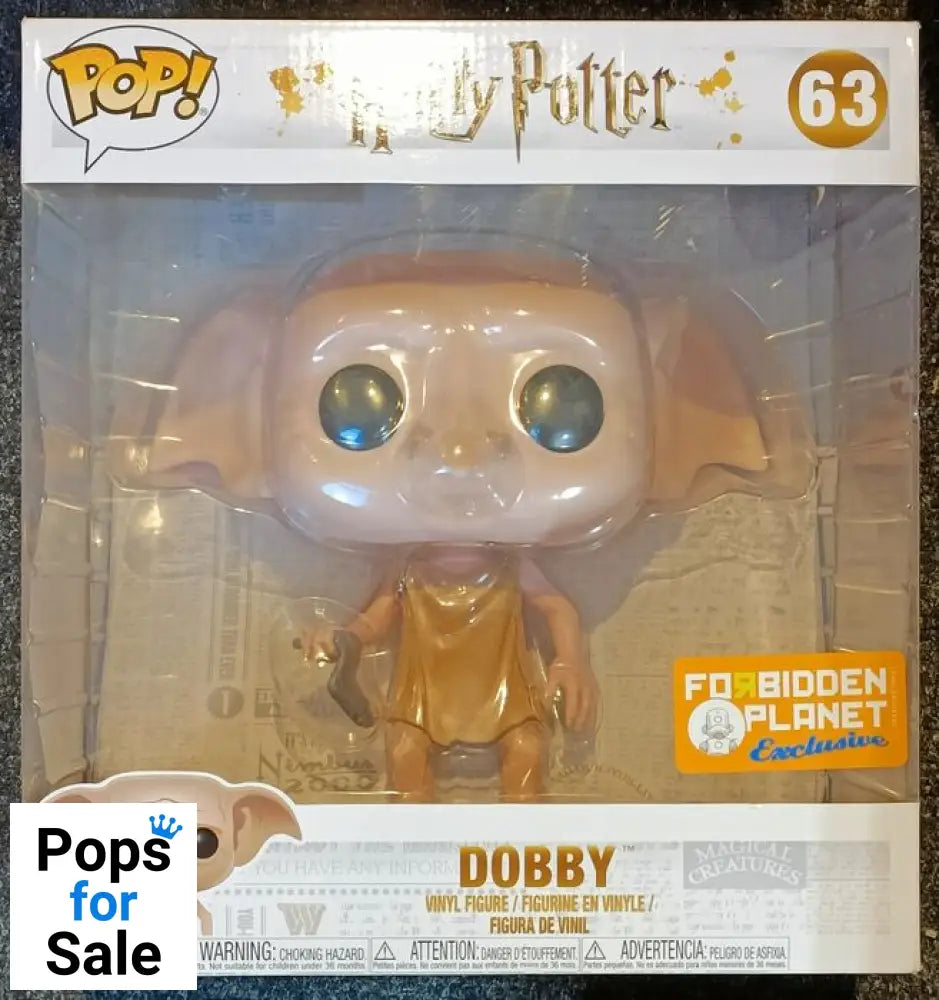 #63 Dobby - 10 Inch - Harry Potter - Box Damaged Funko POP