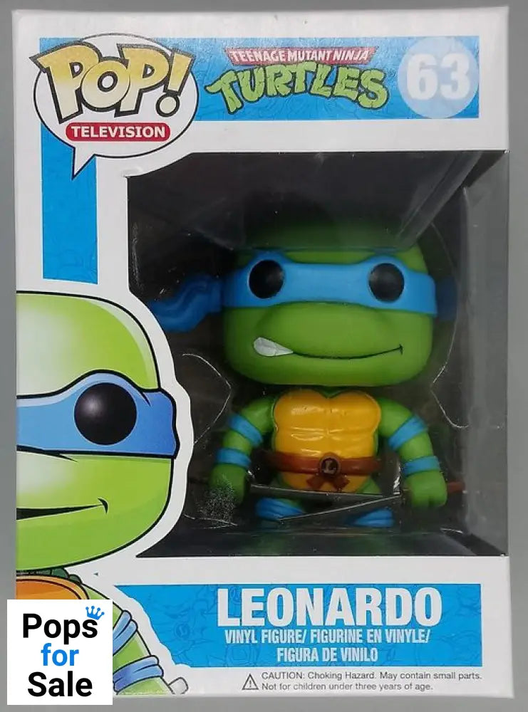 63 Leonardo - Teenage Mutant Ninja Turtles Funko POP