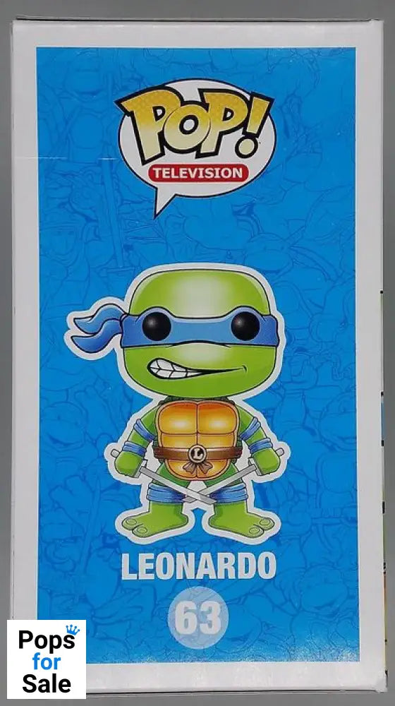 63 Leonardo - Teenage Mutant Ninja Turtles Funko POP