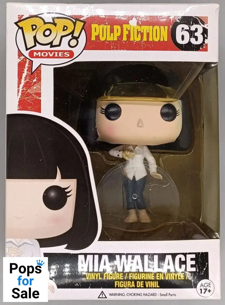 #63 Mia Wallace - Pulp Fiction - Box Damaged Funko POP