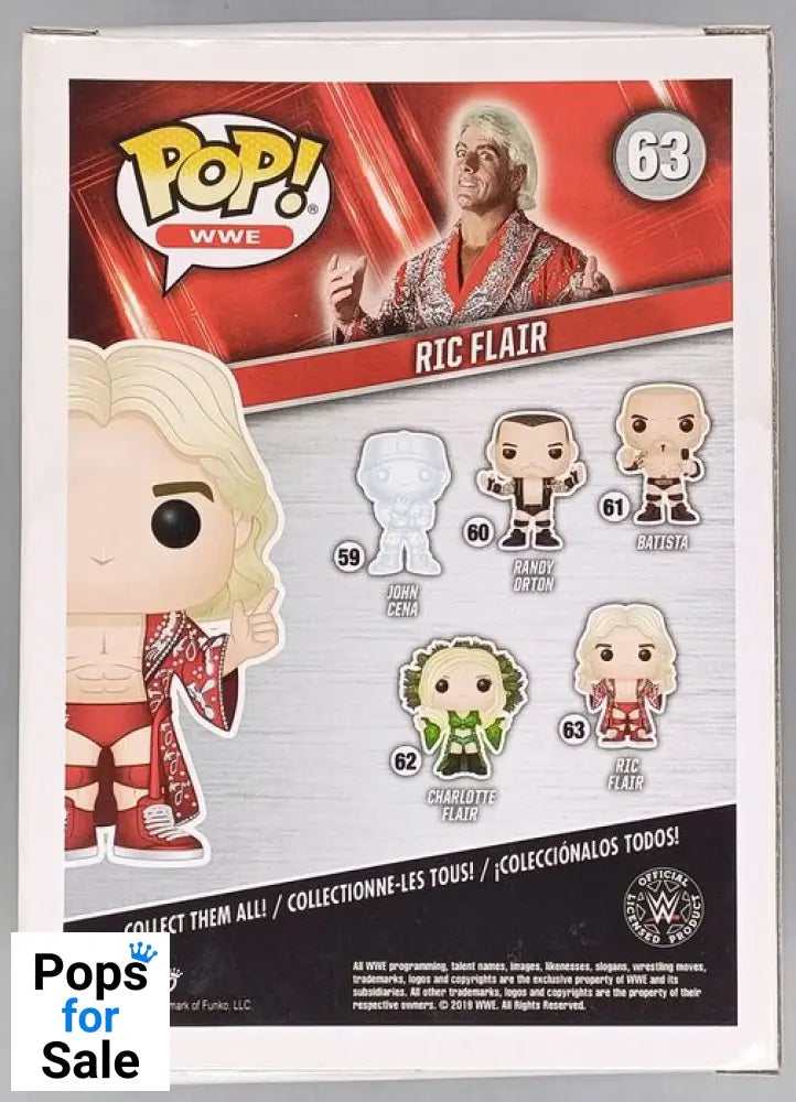 #63 Ric Flair - WWE - Box Damaged Funko POP