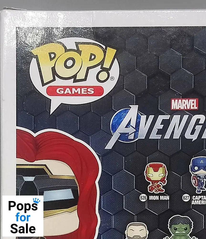 630 Black Widow - Marvel: Avengers Game - Damaged Box Funko POP