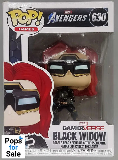 630 Black Widow - Marvel: Avengers Game - Damaged Box Funko POP