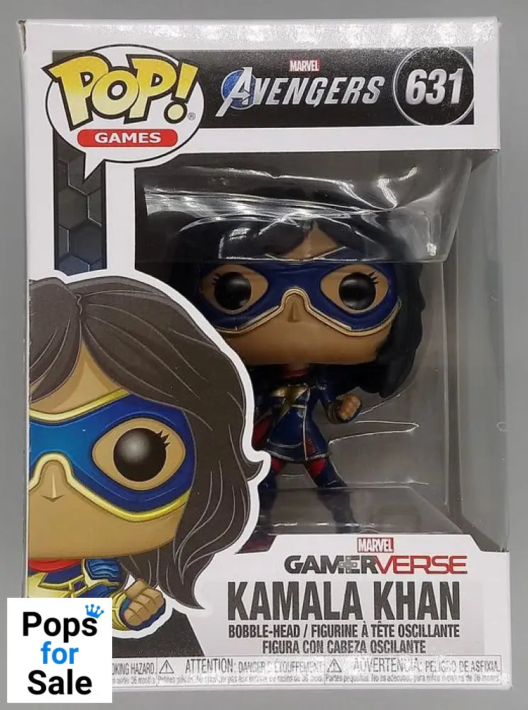 #631 Kamala Khan - Marvel Avengers Game - Box Damaged Funko POP