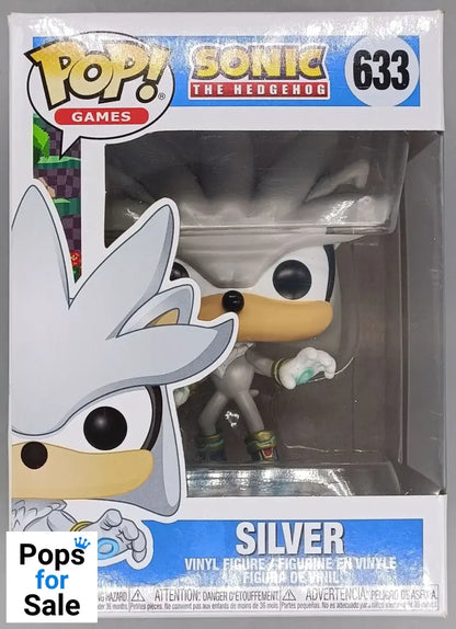 633 Silver - Sonic the Hedgehog - Funko POP - Box Damaged