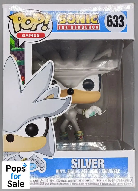 633 Silver - Sonic the Hedgehog - Funko POP - Box Damaged