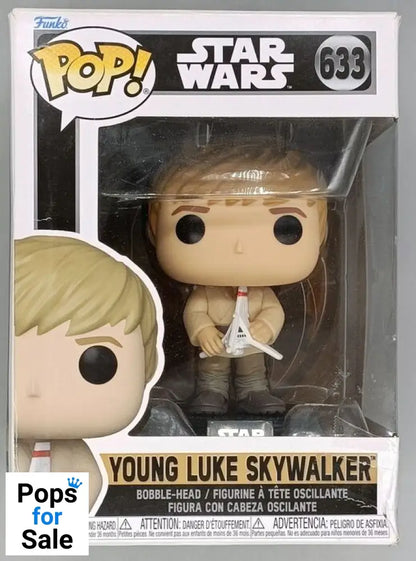 633 Young Luke Skywalker - Star Wars - Funko POP - Box Damaged