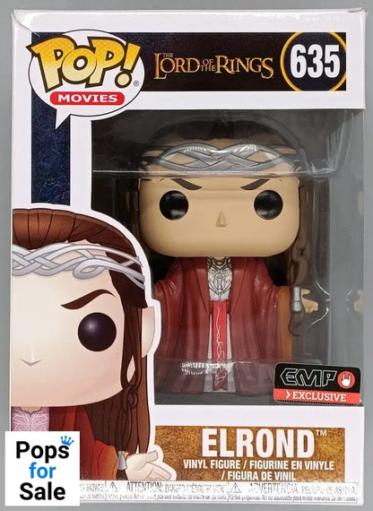 635 Elrond - The Lord of The Rings - Box Damaged Funko POP