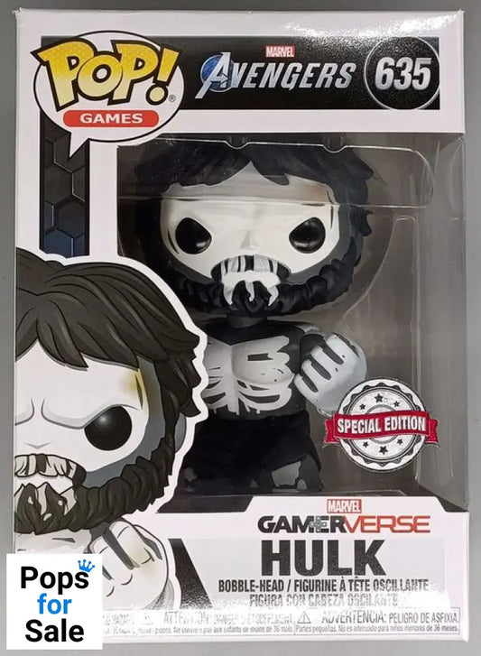 #635 Hulk (Skeleton) - Marvel Avengers Game - Box Damaged Funko POP