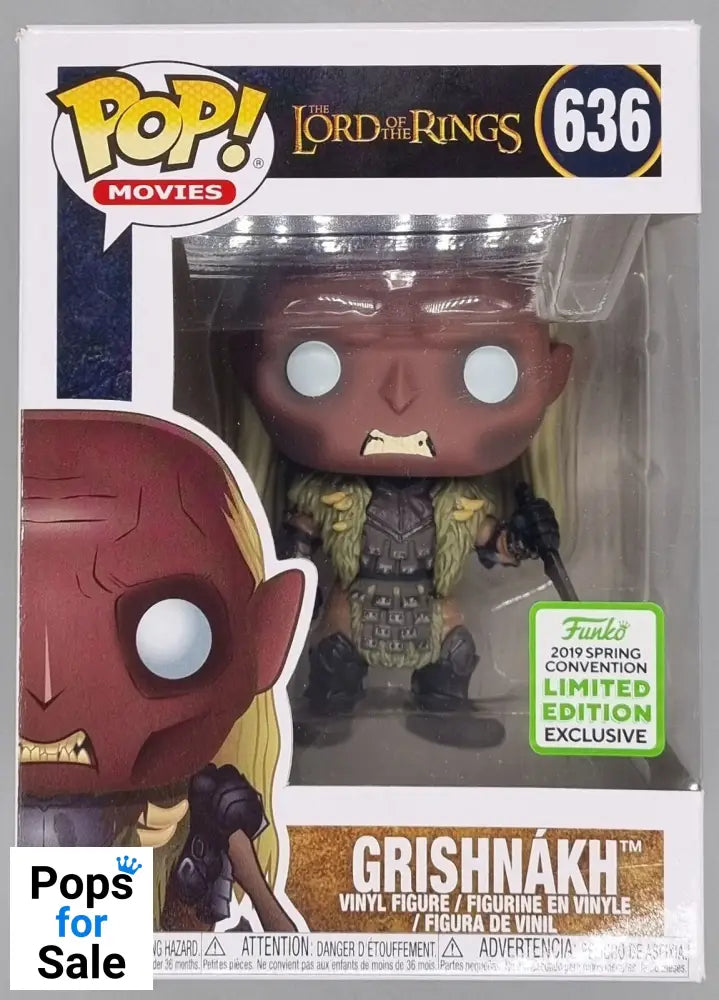 636 Grishnakh - Pop Movies - The Lord of the Rings 2019 Con Funko POP
