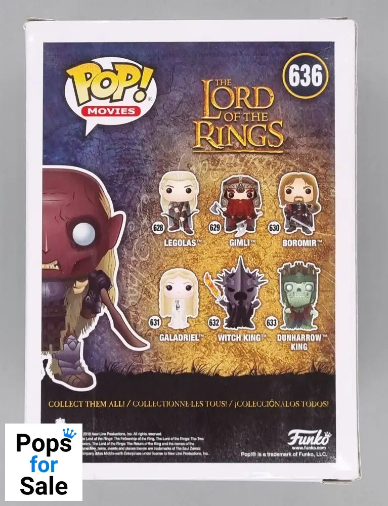 636 Grishnakh - Pop Movies - The Lord of the Rings 2019 Con Funko POP