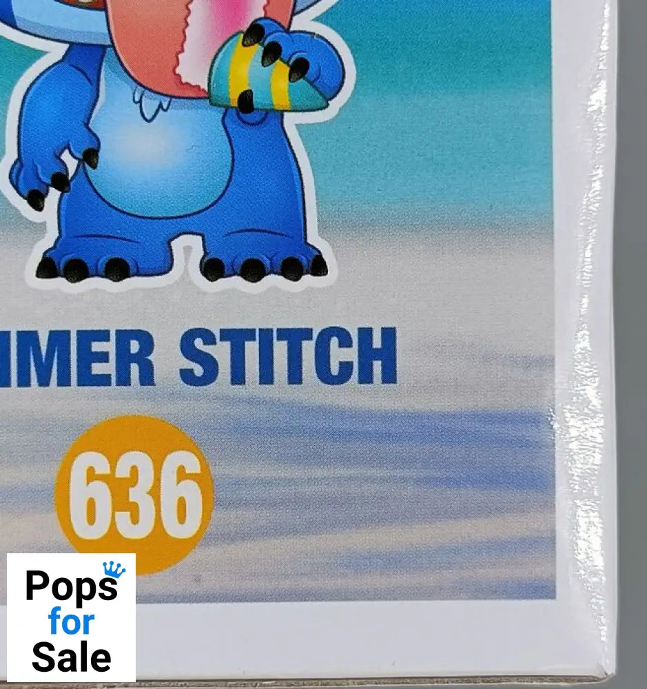 636 Summer Stitch - Scented - Disney Lilo and Stitch - Box Damaged Funko POP