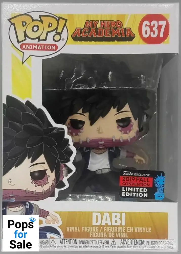 637 Dabi - Pop Animation - My Hero Academia 2019 NYCC Exc Funko POP