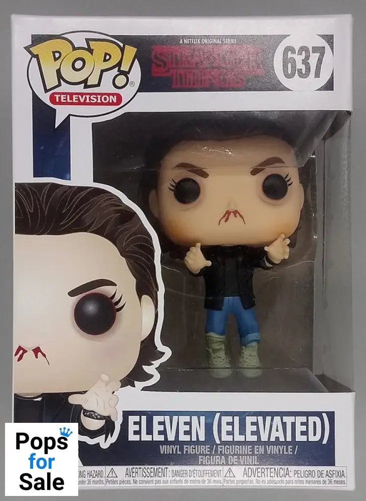 #637 Eleven (Elevated) - Stranger Things - Box Damaged Funko POP