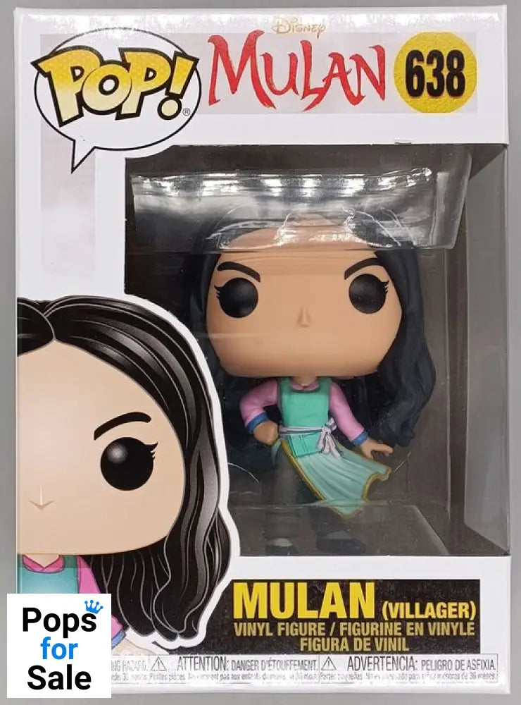 #638 Mulan (Villager) - Disney Mulan Funko POP