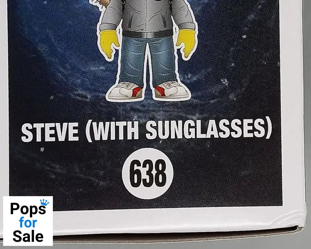 638 Steve (with Sunglasses) - Stranger Things - Damaged Box Funko POP