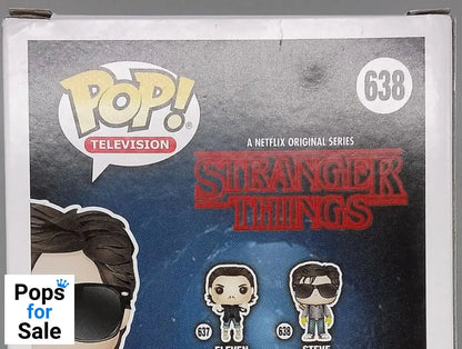 638 Steve (with Sunglasses) - Stranger Things - Damaged Box Funko POP