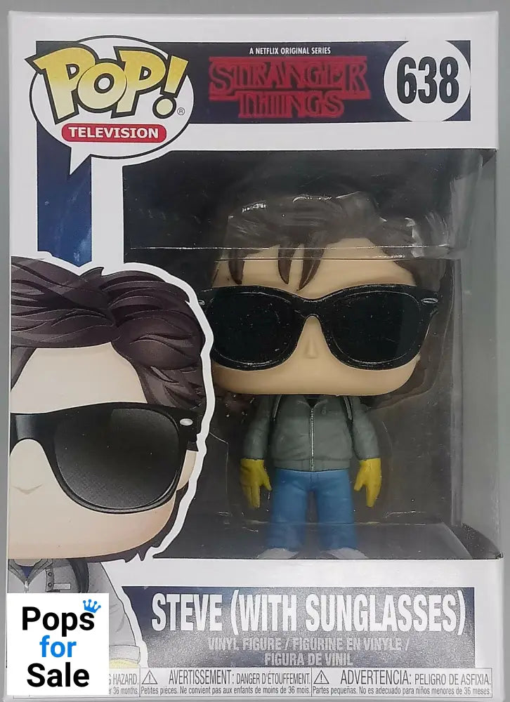 #638 Steve (with Sunglasses) - Stranger Things Funko POP