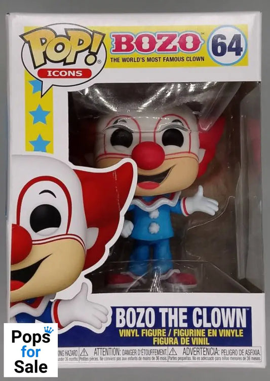 #64 Bozo the Clown - Box Damaged Funko POP