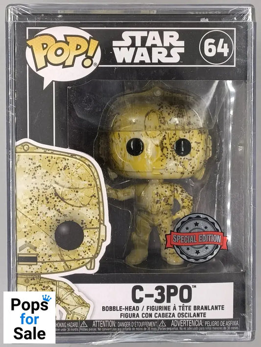 #64 C-3PO (Futura) - Star Wars - NEW & SEALED Funko POP