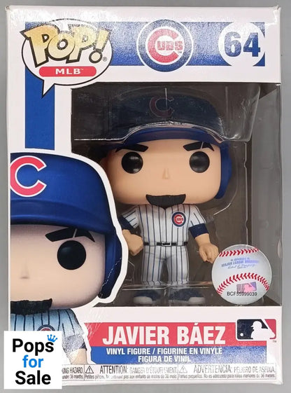 64 Javier Báez - Cubs (Home) - MLB Baseball - Funko POP - Box Damaged