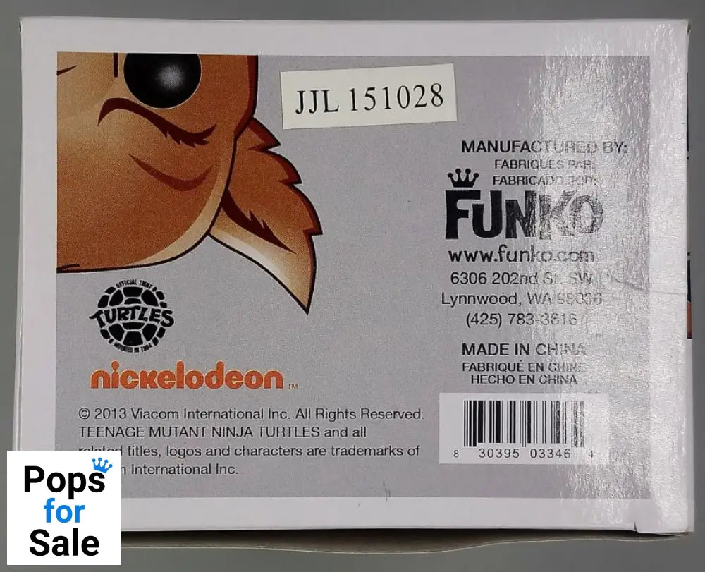 64 Splinter - Teenage Mutant Ninja Turtles Funko POP - Box Damaged