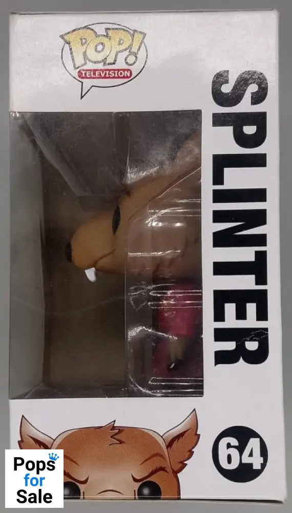 64 Splinter - Teenage Mutant Ninja Turtles Funko POP - Box Damaged