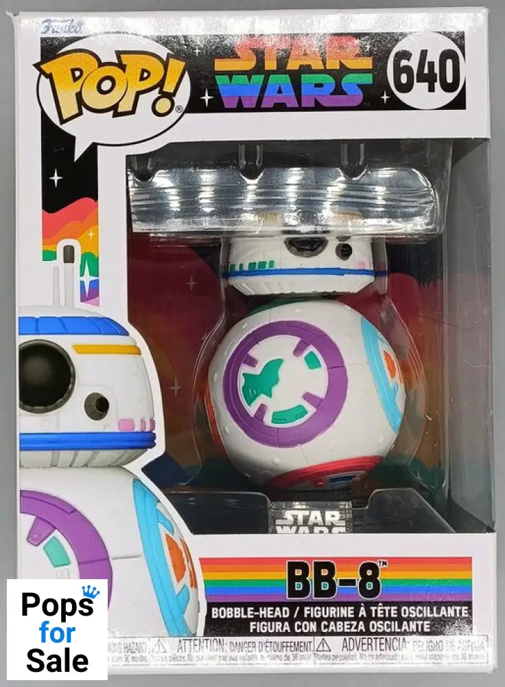 #640 BB-8 (Pride) Star Wars - Box Damaged Funko POP