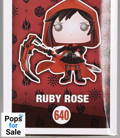 #640 Ruby Rose (Cape & Hood) - RWBY - 2019 Con - Box Damaged Funko POP