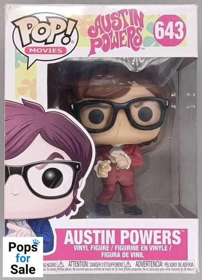 #643 Austin Powers (Red Suit) - Austin Powers - Box Damaged Funko POP