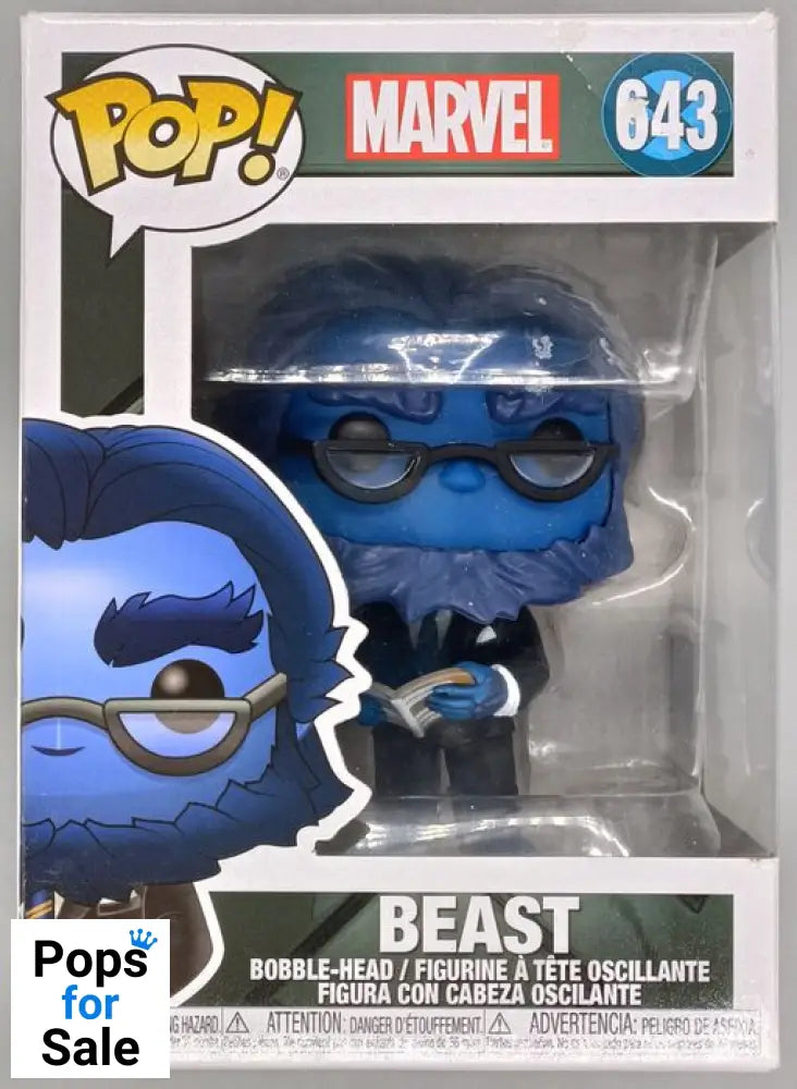 #643 Beast - Marvel X-Men - Box Damaged Funko POP