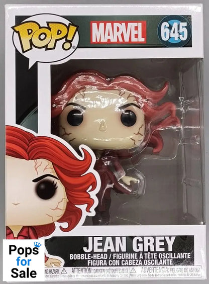 #645 Jean Grey (Dark Phoenix) - Marvel X-Men - Box Damaged Funko POP