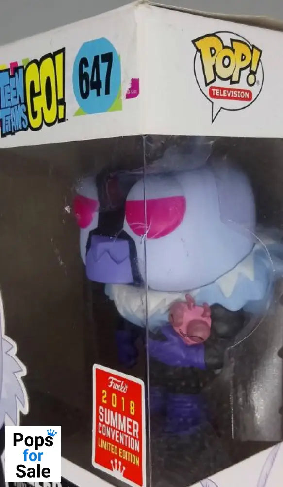 647 Killer Moth - Teen Titans Go! - 2018 Con - Funko POP - Box Damaged