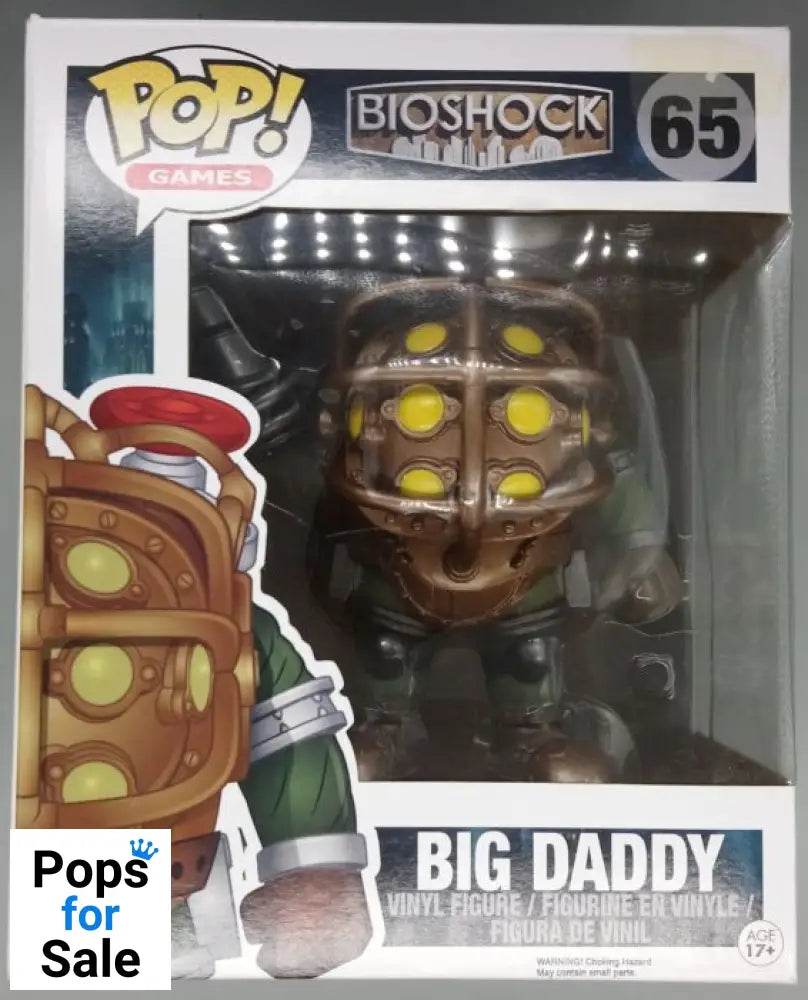 65 Big Daddy - 6 Inch - Bioshock - Box Damaged Funko POP