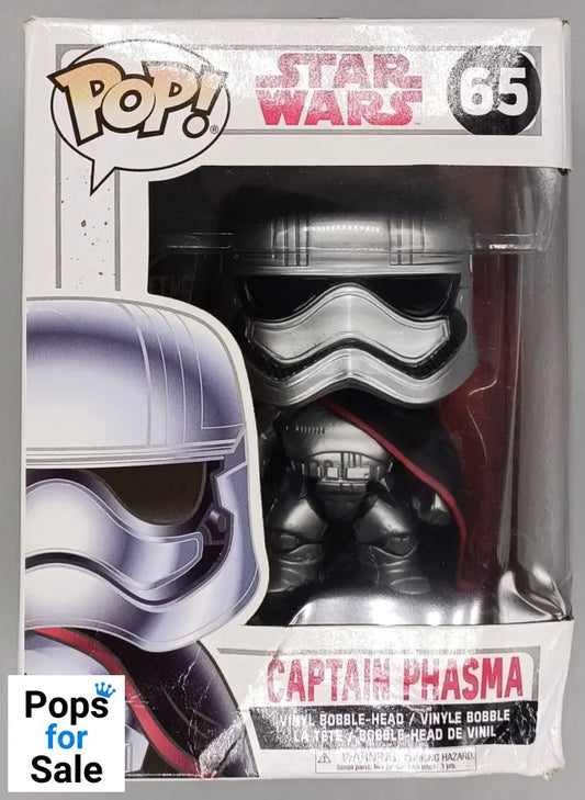 65 Captain Phasma (Last Jedi) - Star Wars - Funko POP - Box Damaged