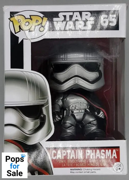 #65 Captain Phasma - Star Wars The Force Awakens Box Damaged Funko POP