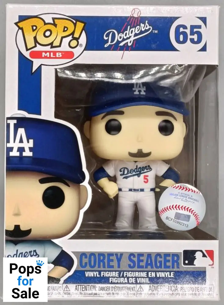 #65 Corey Seager - MLB Dodgers - Box Damaged Funko POP