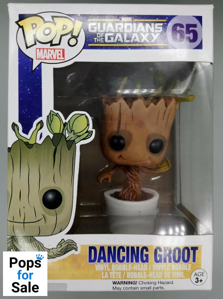 65 Dancing Groot - Marvel - Guardians of the Galaxy Funko POP