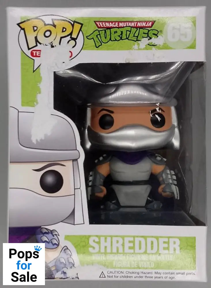 #65 Shredder - Teenage Mutant Ninja Turtles - Box Damaged Funko POP