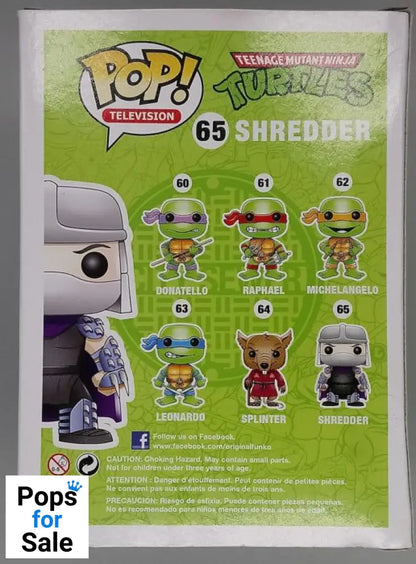 #65 Shredder - Teenage Mutant Ninja Turtles - Box Damaged Funko POP