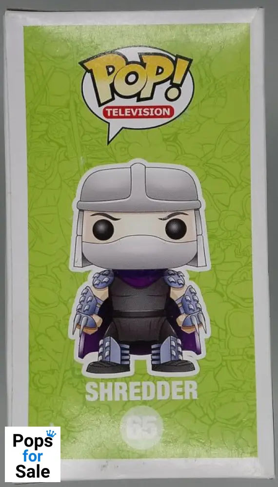 #65 Shredder - Teenage Mutant Ninja Turtles - Box Damaged Funko POP