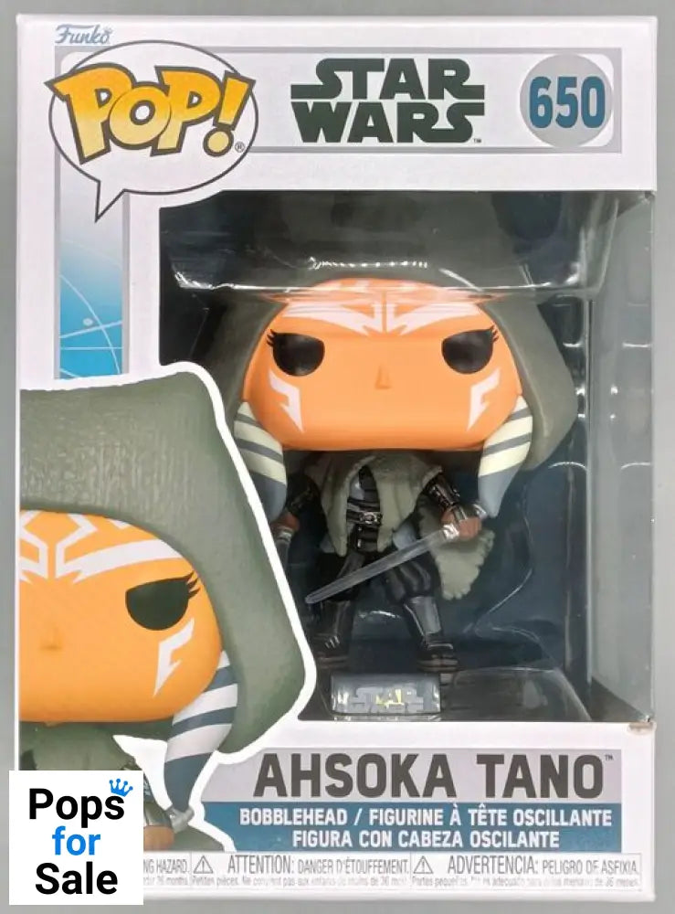 650 Ahsoka Tano with Dual Lightsabers - Star Wars Ahsoka Funko POP - Brand New