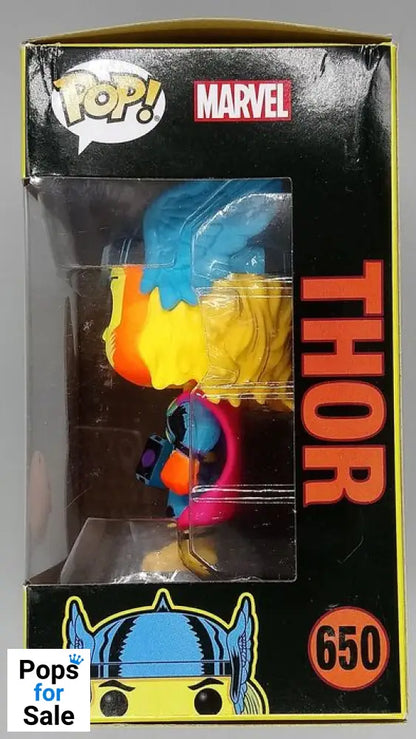 #650 Thor (Blacklight) - Marvel - Box Damaged Funko POP