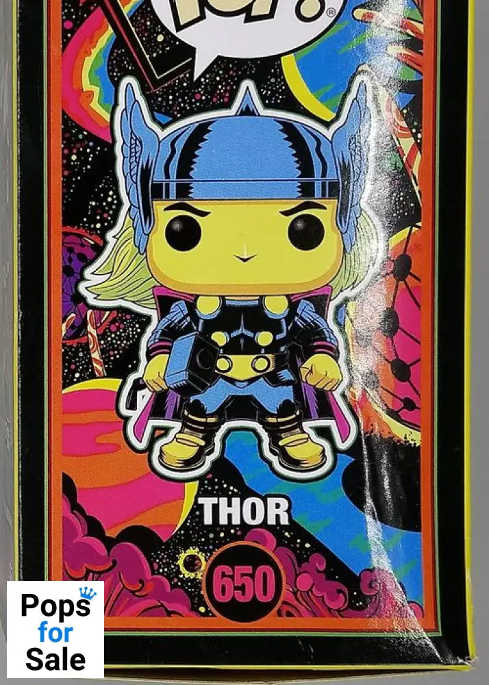 #650 Thor (Blacklight) - Marvel - Box Damaged Funko POP