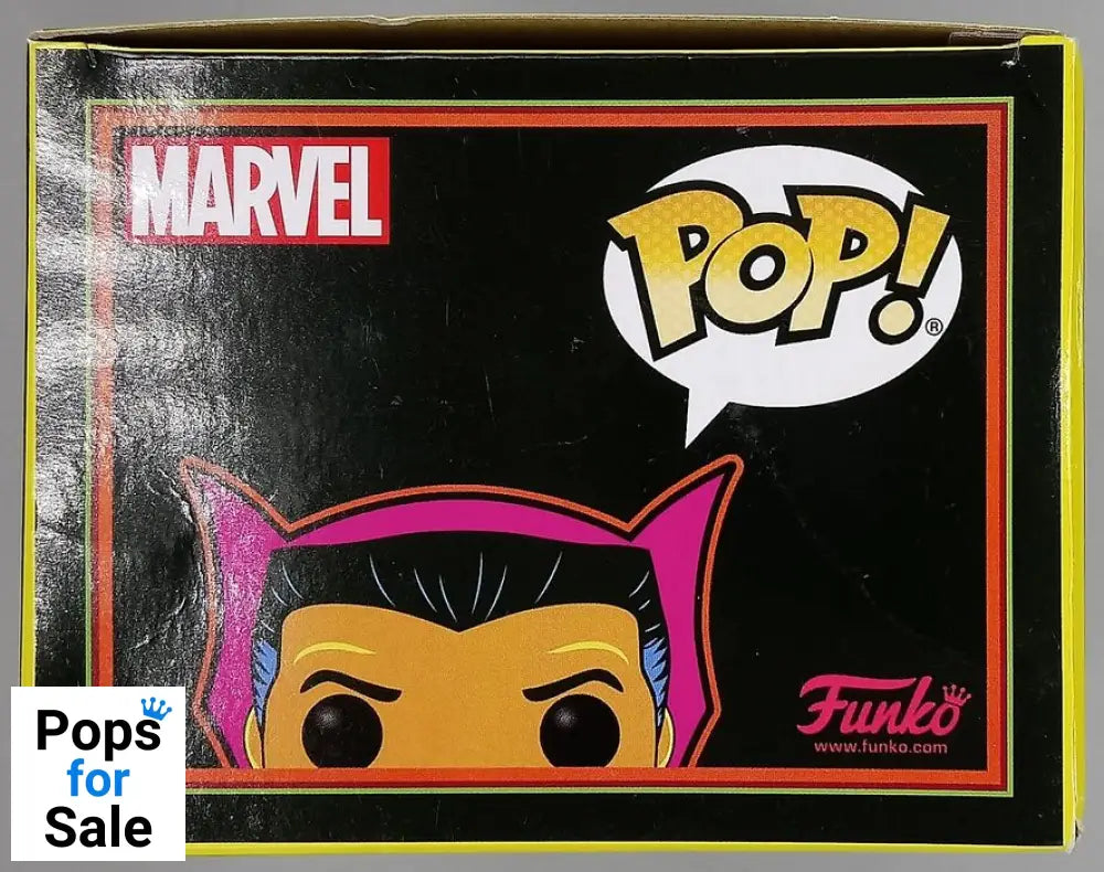 #651 Doctor Strange (Blacklight) Marvel - Box damaged Funko POP