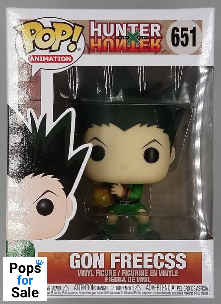 651 Gon Freecss - Hunter x Hunter - Funko POP - Box Damaged
